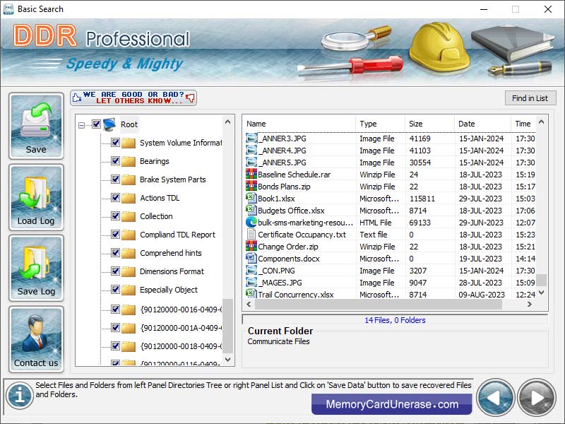 Data Unerase Software screenshot