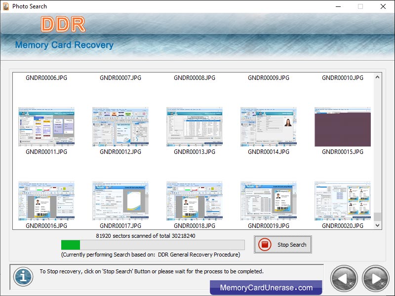 Memory Card Data Unerase Windows 11 download