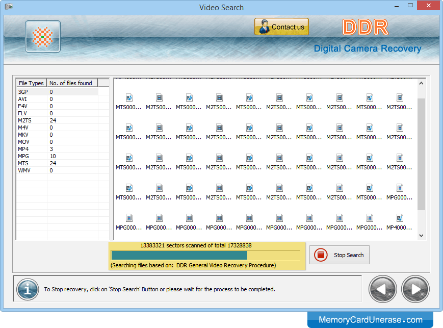 Digital Camera Data Unerase Software