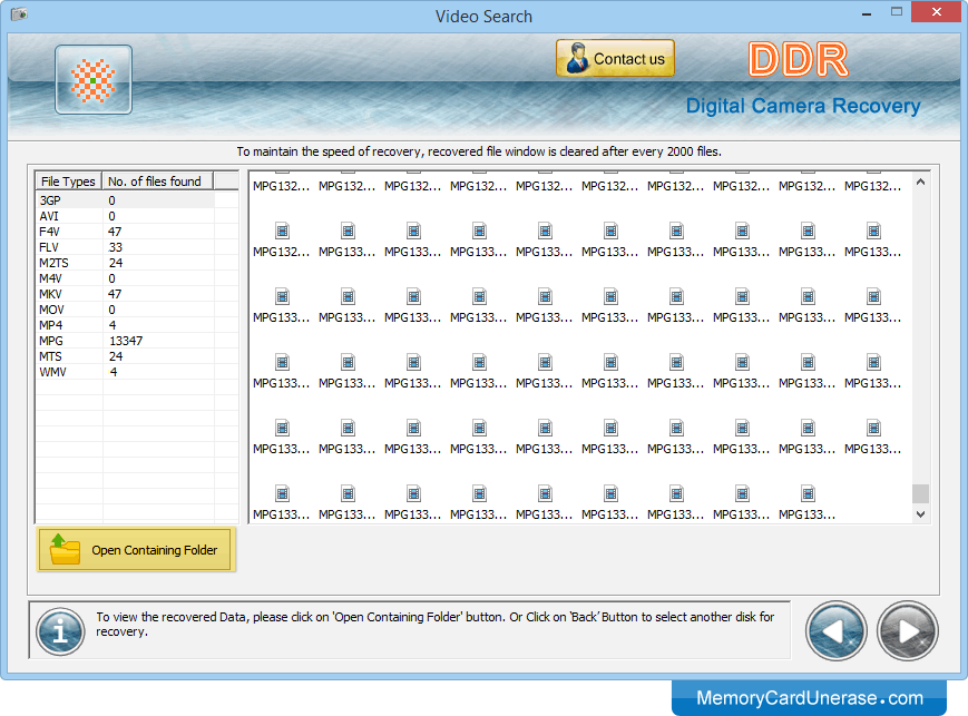 Digital Camera Data Unerase Software