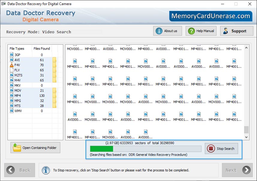 Digital Camera Data Unerase Software