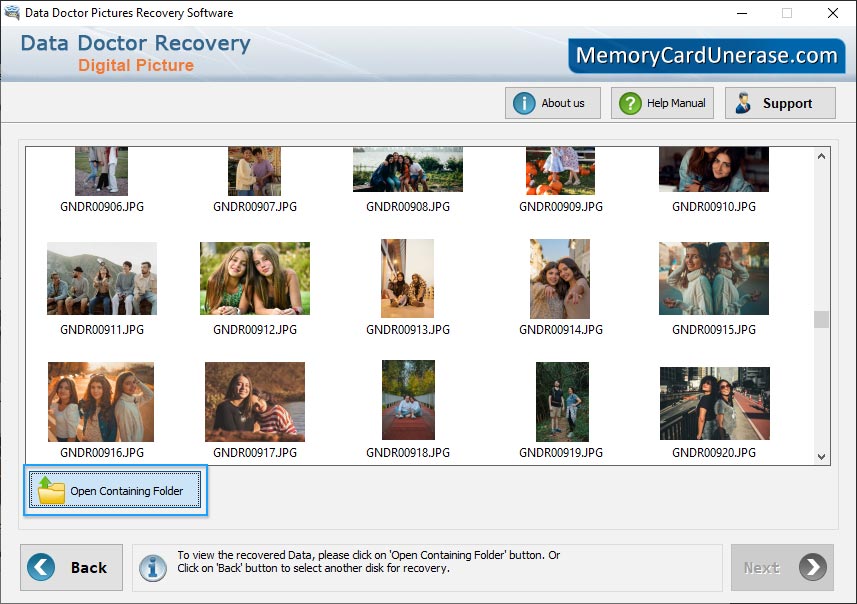Digital Pictures Unerase Software