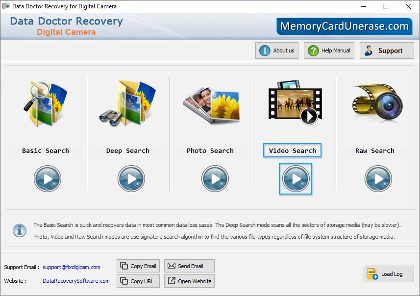 Digital Camera Data Recovery Software