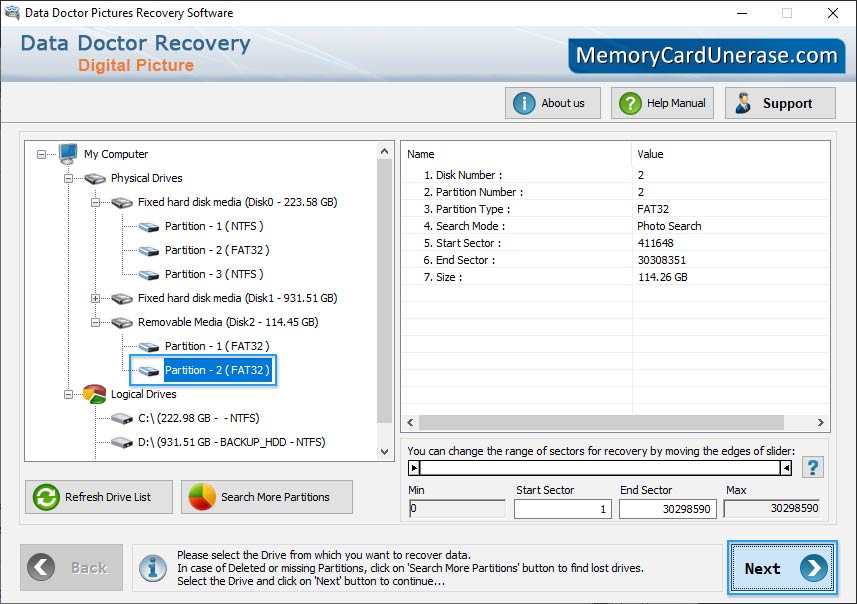 Digital Pictures Unerase Software