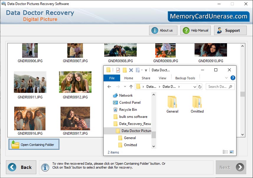 Digital Pictures Unerase Software