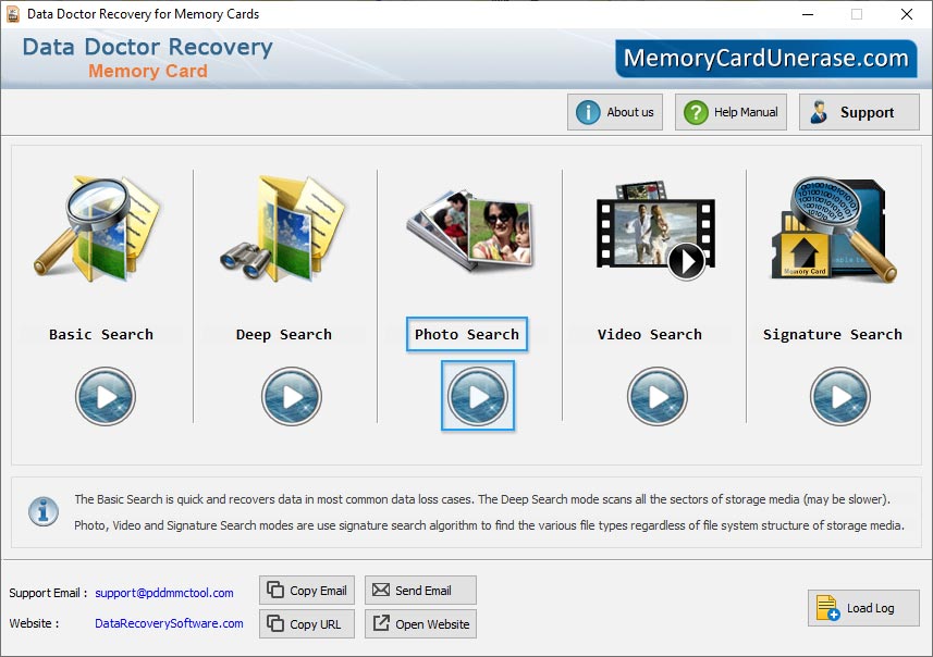 Memory Card Data Unerase Software