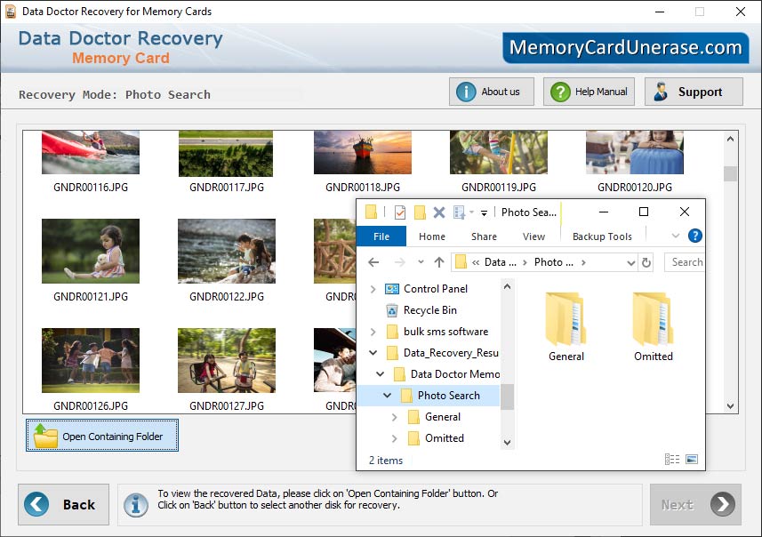 Memory Card Data Unerase Software