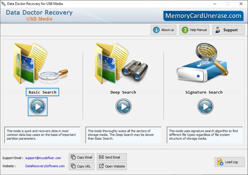Removable Media Data Unerase Software